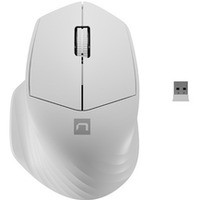 Mysz bezprzewodowa Siskin 2 1600 DPI Bluetooth 5.0 + 2.4GHz, biaa