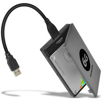 ADSA-1S6 Adapter USB 3.0 - SATA 6G do szybkiego przyczenia 2.5" SSD/HDD, z pudekiem