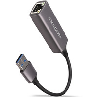 ADE-TR Karta sieciowa Gigabit Ethernet adapter, USB-A 3.2 Gen 1, instalacja automatyczna, metalowy, tytanowa szaro