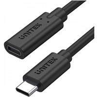 Przeduacz USB-C 3.1 10Gbps; 4K; PD 100W; M/F; 1m; C14086BK-1M