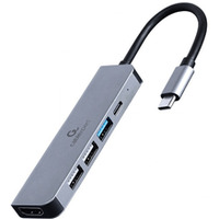 Adapter wieloportowy USB-C 5w1, PD, HDMI, USB 3.1, USB 2.0x2