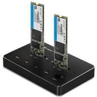Stacja dokujca dyskw 2x SSD M.2 SATA | NGFF | USB typ C