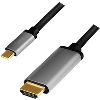 Kabel USB-C do HDMI, 4K 60Hz aluminiowy 1.8m