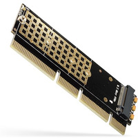 PCEM2-1U Adapter wewntrzny PCIe x16/x8/x4, M.2 NVMe M-key slot, 1U