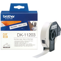 Etykieta Brother do QL-500/550/560/650/1050/1060N | 17 x 87 mm | DK-11203