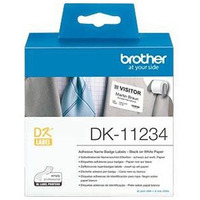 Etykieta Brother czarna na biaym | 260 etykiet/rolka | 60x 86 mm | DK11234