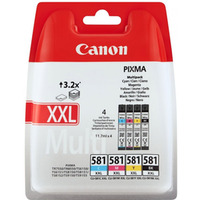 Tusz Canon CLI-581 XXL CMYK do Pixma TR7550/TR8550 | 4 x 11, 7ml | CMYK