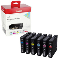 Zestaw tuszy Canon PGI29 do Pixma Pro-1 | C/M/Y/PC/PM/R