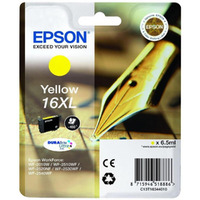 Tusz Epson T1634 XL do WF-2520NF/2530WF/2510WF | 6.5ml | yellow