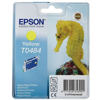 Tusz Epson T0484 do R-200/220/300/340, RX-500/600/640 | 13ml | yellow