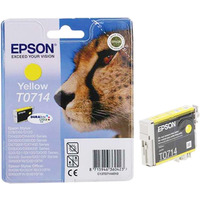 Tusz Epson T0714 do D-78/92/120, DX4000/4050/5000/5050 | 5, 5ml | yellow