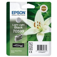 Tusz Epson T0599 do Stylus Photo R2400 | 13ml | light light black
