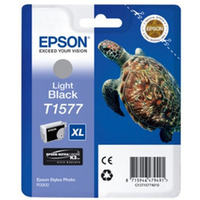 Tusz Epson T1577 do Stylus Photo R3000 | 25, 9ml | light black