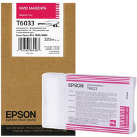 Tusz Epson T6033 do Stylus Pro 7800/7880/9800/9880 | 220ml | vivid magenta