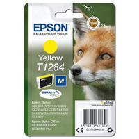 Tusz Epson T1284 do Stylus S22, SX-125/130/230/235W/420W | 3, 5ml | yellow