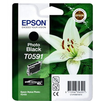 Tusz Epson T0591 do Stylus Photo R2400 | 13ml | photo black