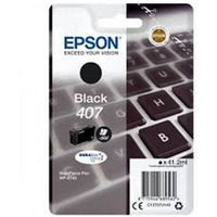 Tusz Epson 407 do WF-4745DTWF | 41, 2 ml | Black