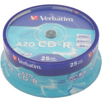 CD-R 52x 700MB 25P CB Azo 43352