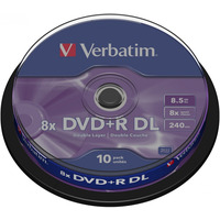 DVD+R (8x) 8.5GB DoubleLayer CB 10P 43666