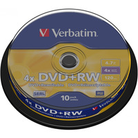 DVD+RW 4x 4.7GB 10P CB 43488