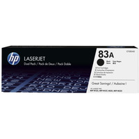 Toner 83A Black 1.5k Dual Pack CF283AD