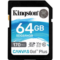 Karta pamici SD 64GB Canvas Go Plus 170/70MB/s CL10 U3 V30