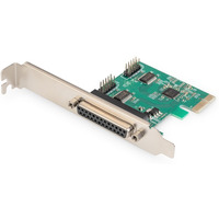 Karta rozszerze/Kontroler LPT/RS232 PCI Express, 1xDB25 2xDB9, Low Profile, Chipset: AX99100