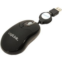 Myszka mini z rozwijanym kablem USB