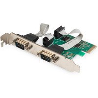 Karta rozszerze/Kontroler PCI Express RS232 Serial Port, 2xDB9, Chipset: ASIX99100