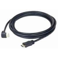 Kabel HDMI-HDMI v2.0 3D TV High Speed Ethernet 3M kątowy 90´´ (pozłacane końcówki)