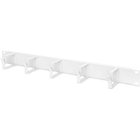 Organizer kablowy poziomy typu RING 19" 1U, 40x483x60mm, szary