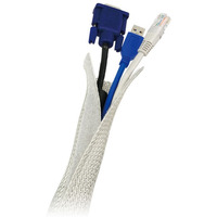 Elastyczny organizator kabli, szary