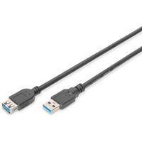 Kabel przed�u�aj�cy USB 3.1 Gen.1 SuperSpeed 5Gbps Typ USB A/USB A M/� czarny 1, 8m