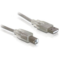 Kabel USB 2.0 AM-BM 0, 5M + Ferryt