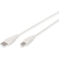 Kabel poczeniowy USB 2.0 HighSpeed Typ USB A/USB B M/M 1, 8m Szary