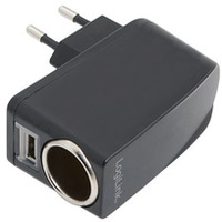 �adowarka sieciowa USB + z��cze zapalniczki samochodowej