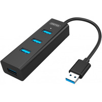 Hub 4x USB 3.0; BC1, 2; CZARNY
