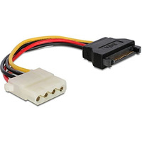 Kabel SATA zasilaj�cy(M)->Molex(M) 15cm