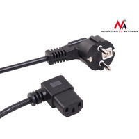Kabel zasilaj�cy k�towy 3 pin 5M wtyk EU MCTV-804