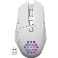 Mysz gamingowa bezprzewodowa Glory GM-514 RGB 7P 1200/2400/3200 DPI biaa