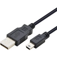 Kabel USB - Mini USB 3m. czarny