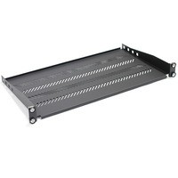 P�ka do szaf 250mm 19" 483x250mm 1U czarna