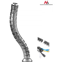 Organizator maskownica kabli do biurka MC-768 S srebrna