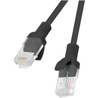 Patchcord KAT.6 0.5m Fluke Passed Czarny