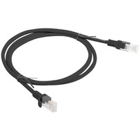 PATCHCORD KAT.6 1M CZARNY FLUKE PASSED LANBERG
