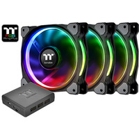 Riing 12 RGB Plus TT Premium Edition 3 Pack (3x120mm, 500-1500 RPM)