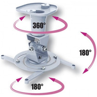 Rami do projektora 22cm 10kg sufitowe biae