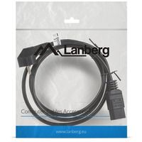 Kabel zasilajcy CEE 7/7 - IEC 320 C19 16A VDE 1.8M czarny