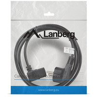Kabel zasilajcy CEE 7/7 - IEC 320 C13 ktowy VDE 1.8M czarny