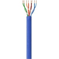 Kabel instalacyjny skrtka UTP Cat6 4x2 drut CCA 305m niebieski